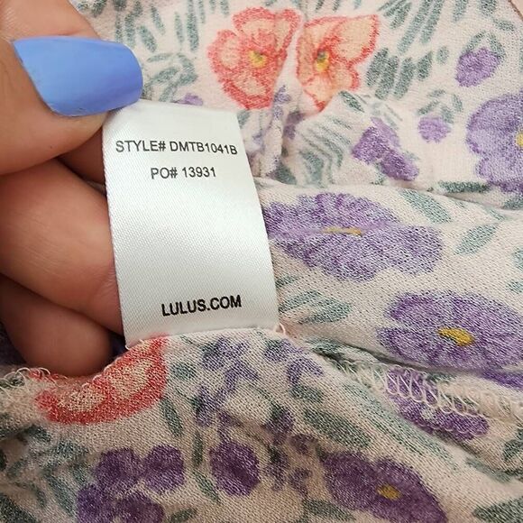 Lulus Size Small Women's Floral Wrap Midi Skirt Boho U - Picture 7 of 7